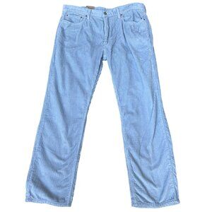 Levis 559 NWT Mens 38x32 Relaxed Straight Fit Sky Blue Wide Wale Corduroy Pants